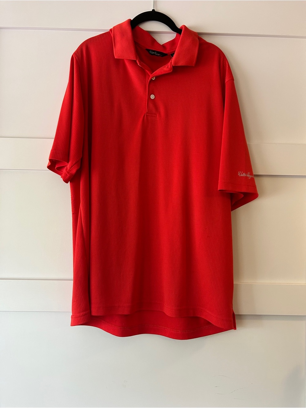 Men's Red Performance Polo - Lightweight Breathable Top